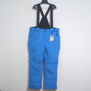 Blue Snow Pants with Suspenders